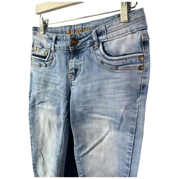 Free Culture denim jeans skinny stretch junior size 5 - Picture 3 of 5